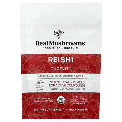 Порошок экстракта гриба Reishi, 1.59 oz (45 g)
