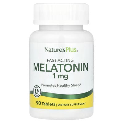 NaturesPlus Fast Acting Melatonin, 1 mg, 90 таблеток