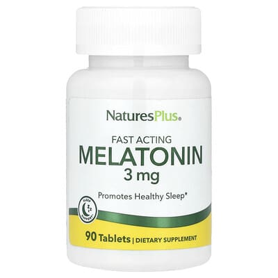 Мелатонин быстрого действия NaturesPlus, 3 mg, 90 таблеток