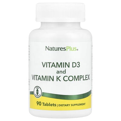 Vitamin D3 and Vitamin K Complex, 90 Tablets