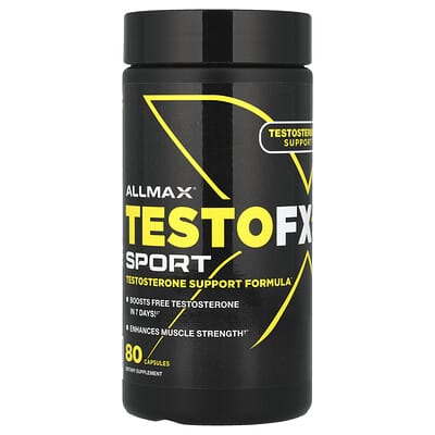 ALLMAX TestoFX Sport формула поддержки тестостерона, 80 Capsules