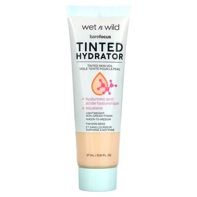 Barefocus, тинтированный увлажняющий крем wet n wild, 0.91 fl oz (27 ml)