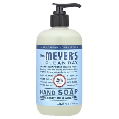 Hand Soap, Rain Water, 12.5 fl oz (370 ml)