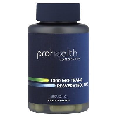 Trans-Resveratrol Plus, 60 капсул