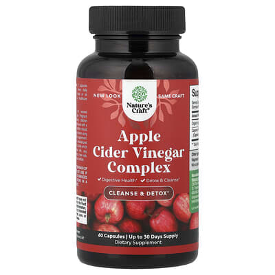 Apple Cider Vinegar Complex, 60 Capsules
