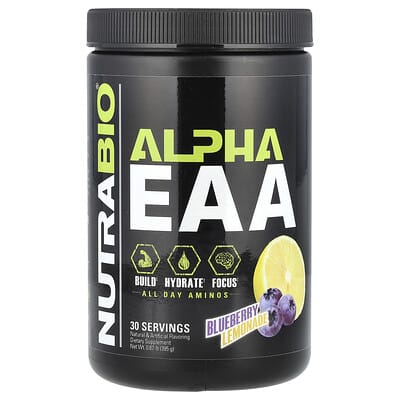 Alpha EAA, чернично-лимонный вкус, 395 g