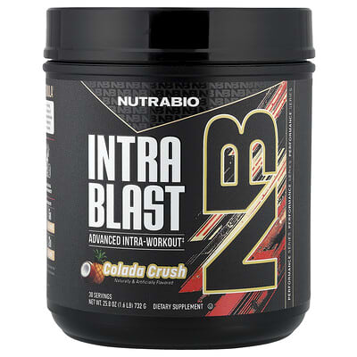 Intra Blast, продвинутая добавка для тренировок, Colada Crush, 1.6 lb (732 g)