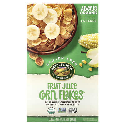 Nature's Path кукурузные хлопья с органическим фруктовым соком, 10.6 oz (300 g)