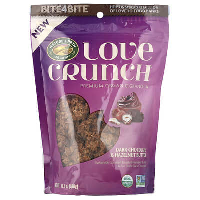 Love Crunch®, Premium Organic Granola, Dark Chocolate & Hazelnut Butter, 10.6 oz (300 g)