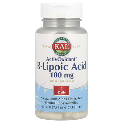 ActivOxidant™, R-Lipoic Acid, 100 mg, 60 вегетарианских капсул