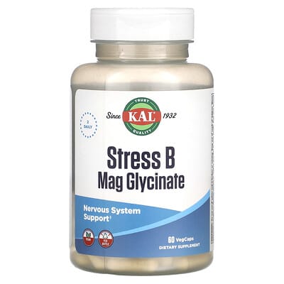 Stress B Mag Glycinate, 60 веганских капсул
