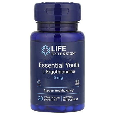 Essential Youth L-Ergothioneine, 5 mg, 30 Vegetarian Capsules