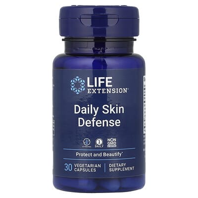 Ежедневная защита кожи Daily Skin Defense, 30 вегетарианских капсул