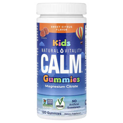 Детские мармеладные витамины CALM®, Sweet Citrus, 120 шт. (83 mg на одну штуку)