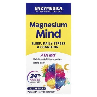 Magnesium Mind, 120 Capsules (350 mg per Capsule)