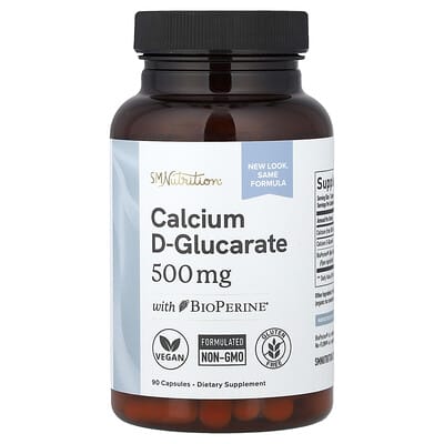 Calcium D-Glucarate with BioPerine®, 90 Capsules