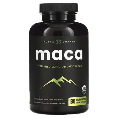 Maca, 180 Organic Capsules