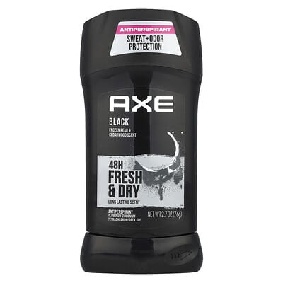 48H  Fresh & Dry, Antiperspirant, Black, Frozen Pear & Cedarwood, 2.7 oz (76 g)