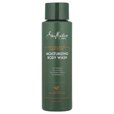 Men, Moisturizing Body Wash, Raw Shea Butter & Mafura Oil, 15 fl oz (444 ml)