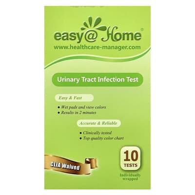 Urinary Tract Infection Test, 10 Individually Wrapped Tests