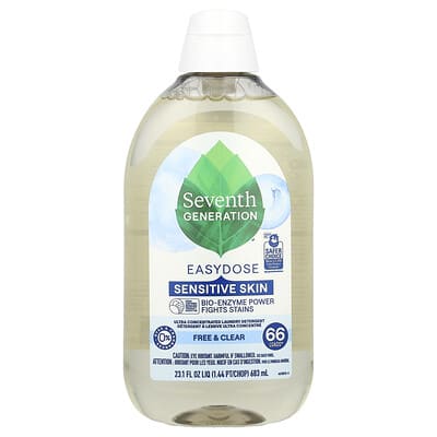 Концентрированное средство для стирки Seventh Generation Easydose Free & Clear