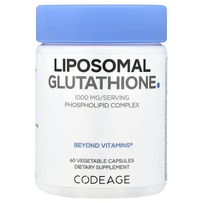 Липосомальный глутатион, 60 вегетарианских капсул (500 mg на капсулу)
