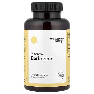 Wholesome Story Berberine, 90 вегетарианских капсул (500 mg на капсулу)