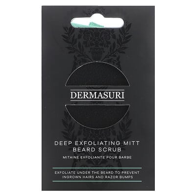 Deep Exfoliating Mitt Beard Scrub, 1 Mitt