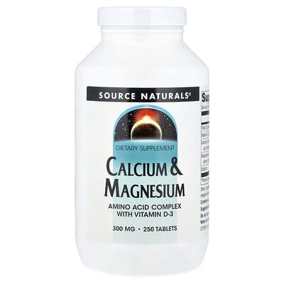 Calcium & Magnesium, 250 Tablets