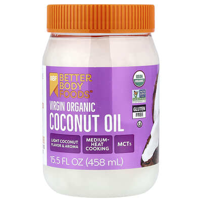 Virgin Organic Coconut Oil, 15.5 fl oz (458 ml)