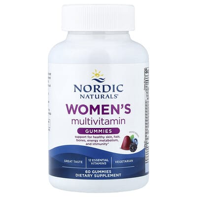 Nordic Naturals Женские мультивитаминные мармеладки, Mixed Berry, 60 шт.