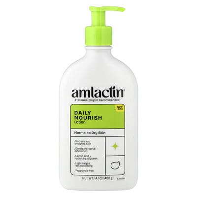 AmLactin лосьон для ежедневного питания, для нормальной и сухой кожи, 14.1 oz (400 g)