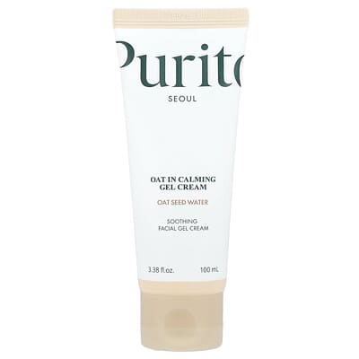 Purito успокаивающий гель-крем с овсом, 3.38 fl oz (100 ml)