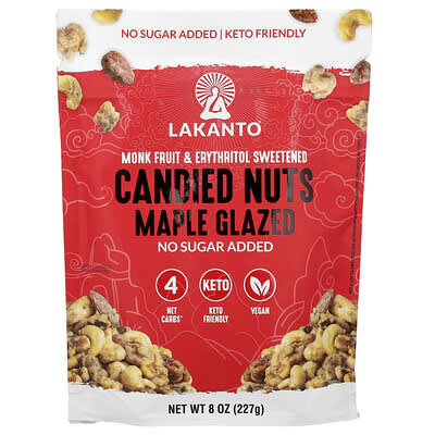 Орехи в глазури, Maple Glazed, 8 oz (227 g)