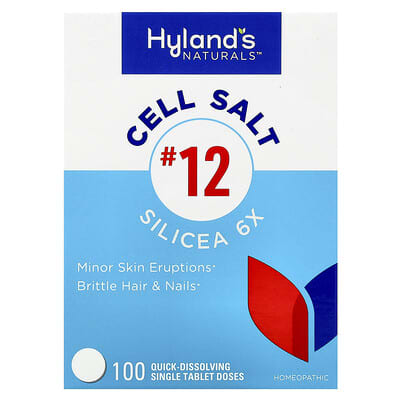 Cell Salt #12, Silicea 6X, 100 таблеток