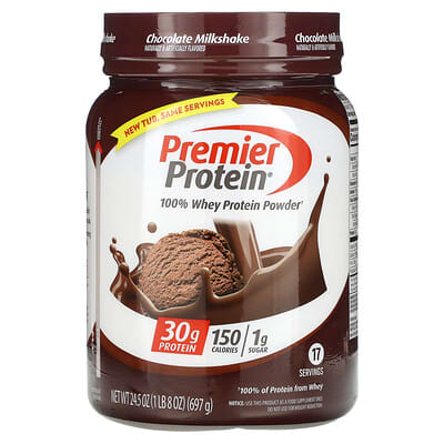 Протеиновый порошок Premier Protein 100% Whey Chocolate Milkshake 1 lb 8 oz (697 g)