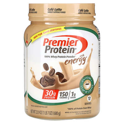 Протеиновый порошок Premier Protein 100% Whey, Cafe Latte, 1 lb 7 oz (680 g)