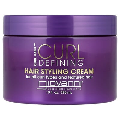 Curl Habit™, Curl Defining Hair Styling Cream, For All Curl Types and Textured Hair, 10 fl oz (295 ml)