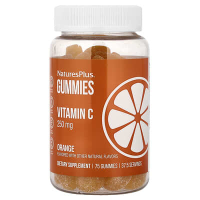 Желейные витамины с витамином C, апельсин, 75 шт (125 mg per Gummy)