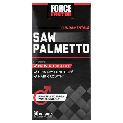 Fundamentals Saw Palmetto, 60 капсул