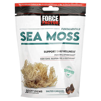 Fundamentals, Sea Moss, Salted Caramel, 30 Soft Chews (250 mg per Chew)