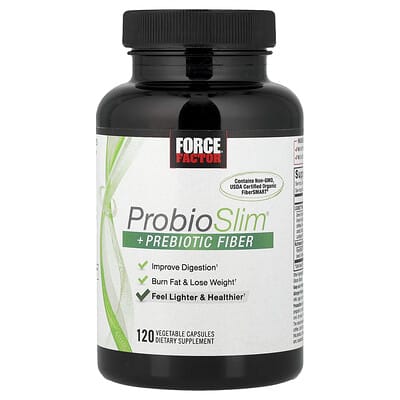 ProbioSlim® + Prebiotic Fiber, 120 растительных капсул