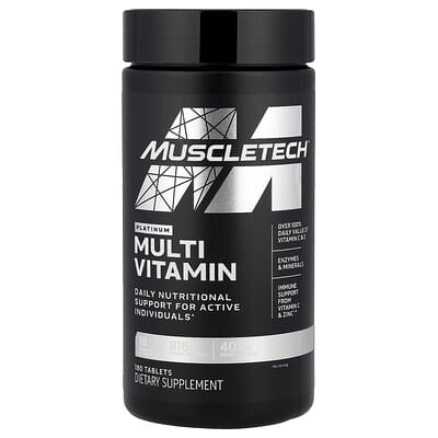 MuscleTech Platinum Multi Vitamin, 180 таблеток