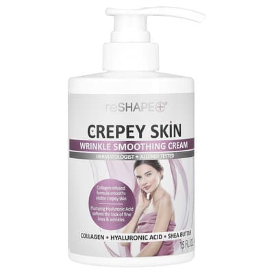 Разглаживающий крем от морщин для кожи Crepey Skin, 15 fl oz (444 ml)