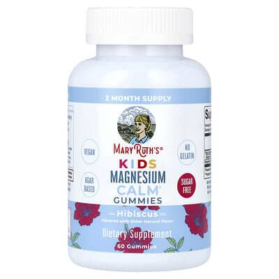 MaryRuth's Детские жевательные витамины с магнием Hibiscus 60 шт.