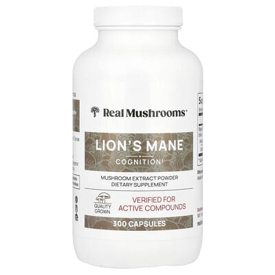 Экстракт грибов Lion's Mane, порошок, 300 капсул (500 mg на капсулу)