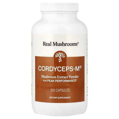 Cordyceps-M®, Mushroom Extract Powder, 300 Capsules (500 mg per Capsule)