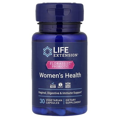 Пробиотик Life Extension FLORASSIST Women's Health, 30 вегетарианских капсул