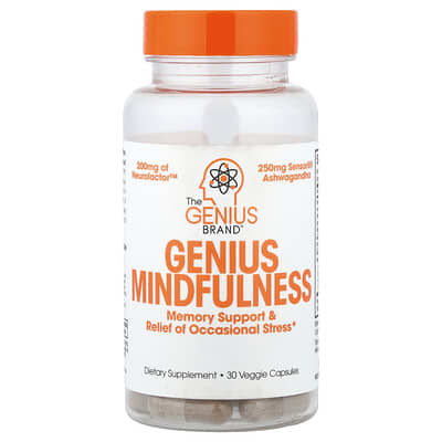 Genius Mindfullness, 30 вегетарианских капсул