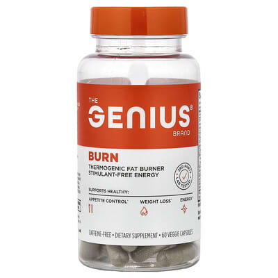 Burn, Caffeine-Free, 60 Veggie Capsules